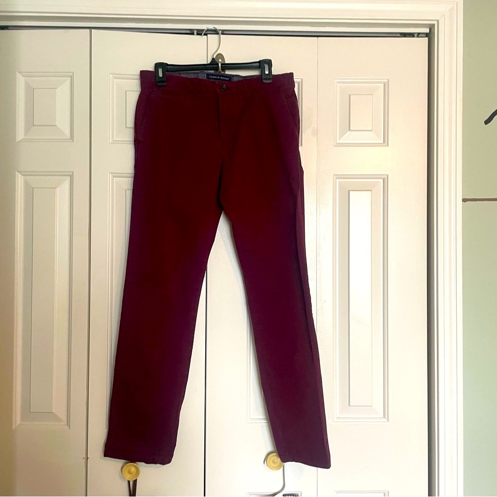 Men's Burgundy Pants